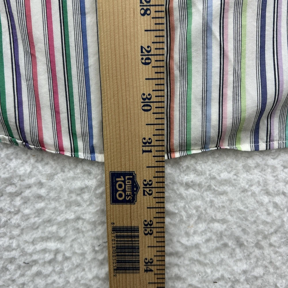 Polo Ralph Lauren Shirt Mens 15.5 34/35 Durham Multicolor Striped Vintage 90s